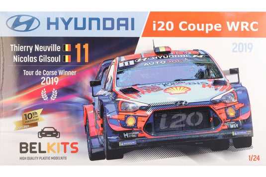 Hyundaiヒョンデ i20 Coupe WRC Tour de Corse 2019 Winner T. Neuville N. Gilsoul
