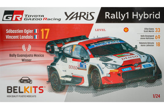 Toyotaトヨタ Yarisヤリス Rally1 Hybrid Toyota Gazoo WRT Rally Guanajuato Mexico 2023 Winner