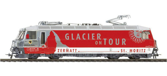 H0m 鉄道模型 ベモ Bemo RhB Universal locomotive Ge 4/4 lll Glacier on Tour Era V DC