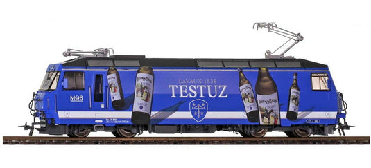 H0m 鉄道模型 電気機関車 ベモ Bemo MOB Ge 4/4 8001 Testuz 広告機 Advertising locomotive Ge 4/4 8001 DC