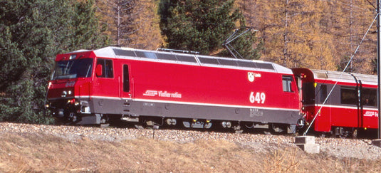 H0m 鉄道模型 Bemo ベモ RhB Ge 4 4 III 649 Lavin Era V DC Sound DCC Electric locomotive Ge 4 4 III 649