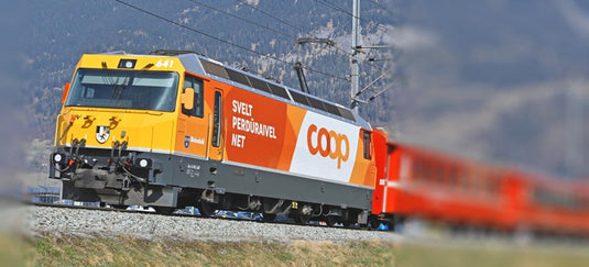 HOゲージ 鉄道模型 Bemo RhB Ge 4/4 III 641 Coop Era VI AC デジタルサウンド ESU Electric locomotive Ge 4/4