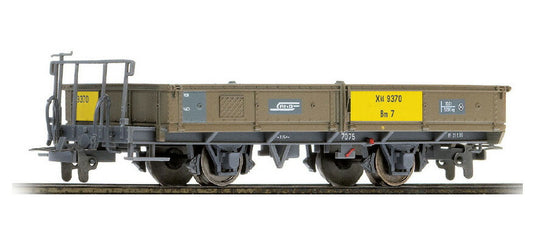 H0m 鉄道模型 貨車 Bemo ベモ レーティッシュ鉄道 RhB Xkl 9370 Bm7 Epoch IV V Railway service low side car DC