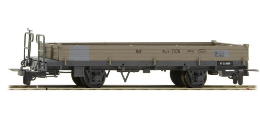 H0m 鉄道模型 貨車 Bemo ベモ レーティッシュ鉄道 RhB Kk w 7308 low side car DC