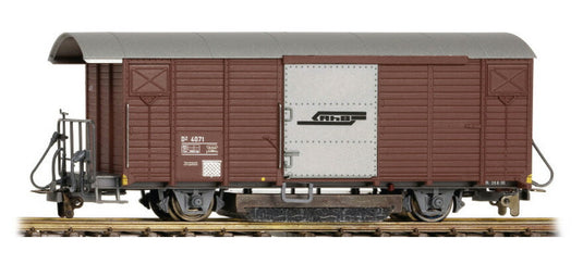 H0m 鉄道模型 貨車 Bemo ベモ レーティッシュ鉄道 RhB D2 4079 rail cleaning car Epoch IV DC