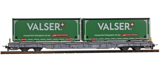 H0m 鉄道模型 貨車 Bemo ベモ レーティッシュ鉄道 Valser スワップボディ車 Era VI Carriage Valser RhB DC