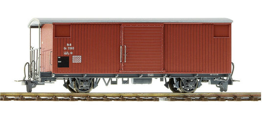 H0m 鉄道模型 貨車 Bemo ベモ RhB Gbk 5528 Era III DC covered freight car Gbk 5528 of the RhB