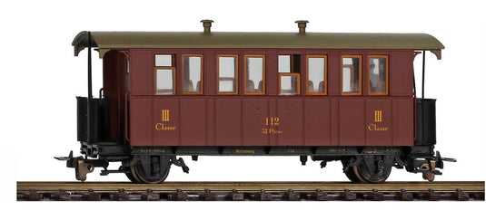 H0e 鉄道模型 客車 Bemo ベモ KWStE 111 Era I DC 3rd class passenger car 111 of the KWStE