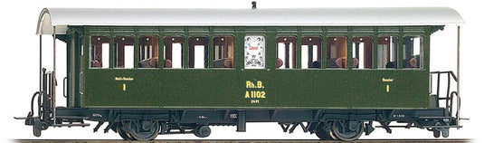 H0m 鉄道模型 客車 Bemo ベモ レーティッシュ鉄道 A 1102 Epoch IV-V Historic steam train car type A 1102 RhB DC