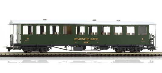 H0m 客車 ベモ Bemo RhB Nostalgic platform car B 2247 Era VI DC