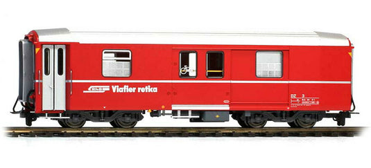 H0m 鉄道模型 ベモ Bemo RhB Baggage car DZ 4232 Arosa line Era V VI DC