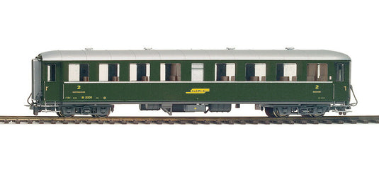 H0m 客車 Bemo ベモ RhB B 2229 Era III IV Steel car DC