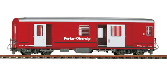 H0m 鉄道模型 荷物車 ベモ Bemo フルカ オーバーアルプ鉄道 FO D 4341 Era V Luggage car D 4341 DC