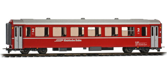 H0m 客車 ベモ Bemo RhB Passenger coach B 2467 EW III red Era VI DC