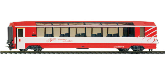H0mゲージ 鉄道模型 客車 Bemo MGB Panorama car Api 4033 Era VI DC