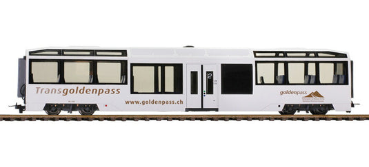 H0m 鉄道模型 客車 Bemo ベモ MOB Bs 232 Transgoldenpass goldenpass Bs 232 Low floor wagon DC