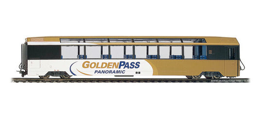 H0ゲージ 鉄道模型 客車 Bemo MOB Bs 252 GoldenPass Panoramic Epoch V DC
