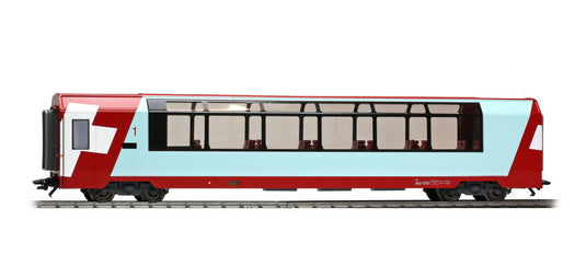 HOゲージ 客車 Bemo パノラマ客車 Api 1312 Glacier-Express RhB Era VI DC