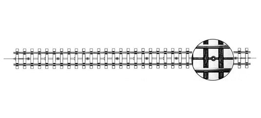 0m 鉄道模型 Bemo フレキシブル線路 セメント枕木キット 1m 22,2mm DC電源