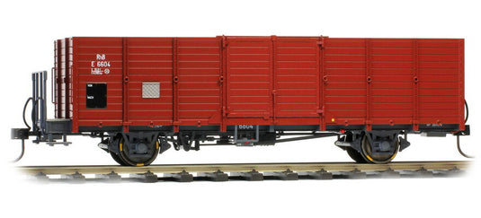 0m 鉄道模型 貨車 Bemo ベモ レーティッシュ鉄道 RhB E 6604 Epoch I Timber wall high sided gondola car DC