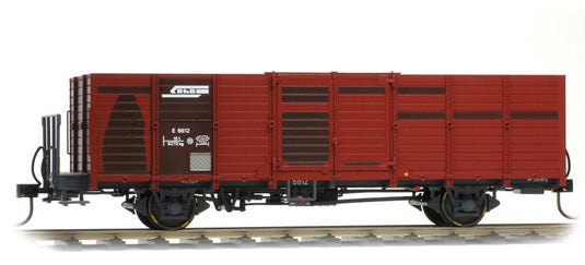 0m 鉄道模型 貨車 Bemo ベモ レーティッシュ鉄道 RhB E 6635 Epoch I Timber wall high sided gondola car DC