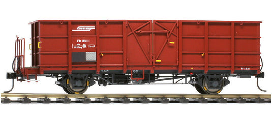 0m 鉄道模型 ベモ Bemo RhB Steel wall high side gondola car Fb 8504 DC