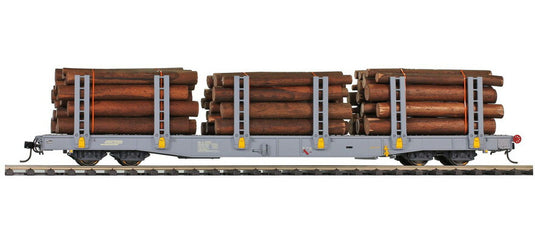 0mゲージ 鉄道模型 車両 Bemo RhB Stake wagon Rp-w 8360 wood load DC