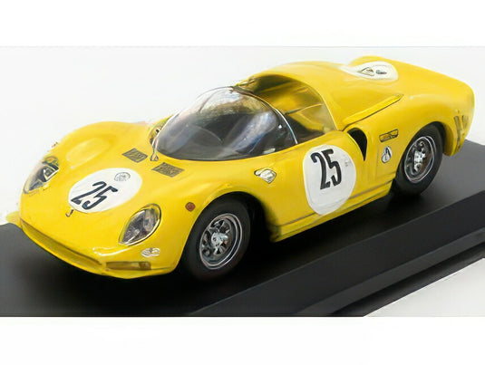 FERRARI 365 P2 N 25 24h DAYTONA 1966 BIANCHI VAN OPHEM JEAN BEURLYS YELLOW/Best-Model 1/43ミニカー