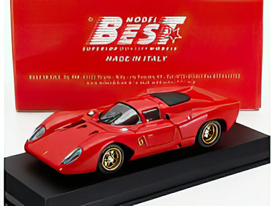 FERRARI 312P 3.0L V12 クーペ PROVA 1969 レッド / Best-Model 1/43 ミニカー