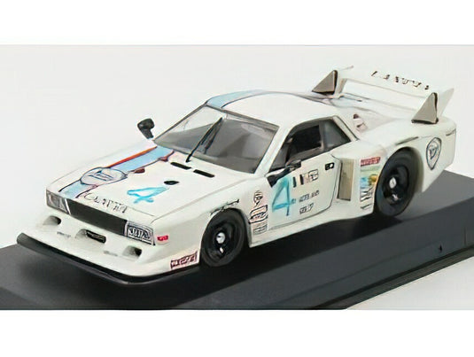 LANCIA  BETA MONTECARLO N 4 24h DAYTONA 1980 C.FACETTI  M.FINOTTO  G.F.RICCI  WHITE/BEST-MODEL 1/43ミニカー