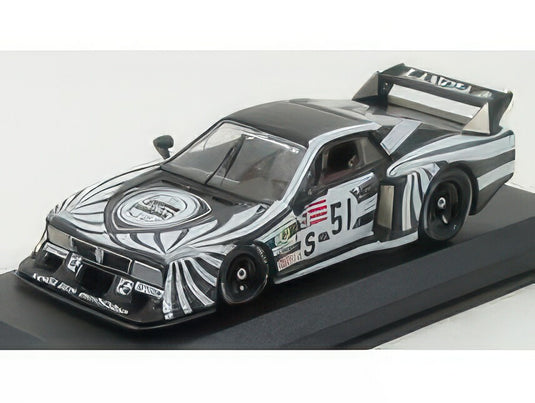 LANCIA BETA MONTECARLO SILVERSTONE 1979 N 51 PATRESE BLACK WHITE/Best-Model 1/43ミニカー