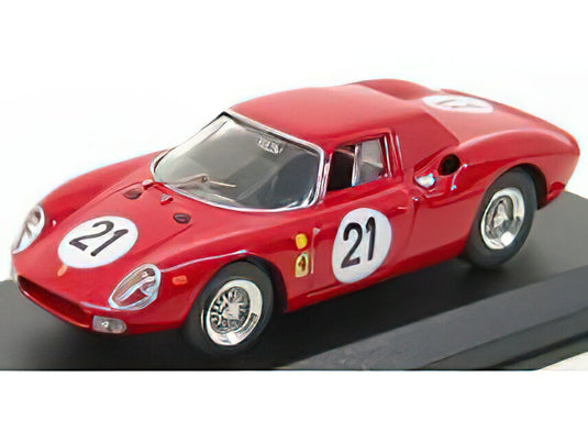 FERRARIフェラーリ 250 LM N 21 24h LE MANS 1965 RINDT  GREGORY  RED/BEST-MODEL 1/43ミニカー