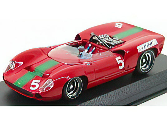 LOLA T70 SPIDER N5 ブランズハッチ 1965 J.スチュワート レッド グリーン/ Best-Model 1/43 ミニカー