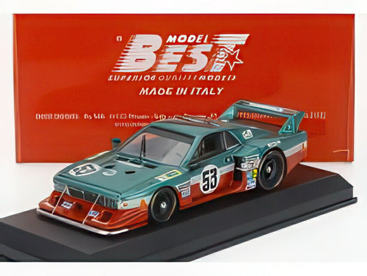 LANCIA BETA MONTECARLO TURBO TEAM LANCIA CORSE N 53 24h ル・マン 1980 カルロ・ファチェッティ マルティーノ・フィノット グリーン レッド / Best-Model 1/43 ミニカー