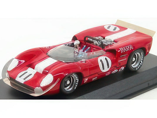 LOLA T70 SPIDER N 11 LAGUNA SECA 1967 L.MOTSCHENBAKER RED WHITE/Best-Model 1/43ミニカー