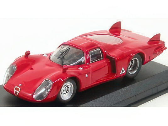 ALFA ROMEO 33.2 CODA LUNGA PROVA 1968 RED/Best-Model 1/43ミニカー