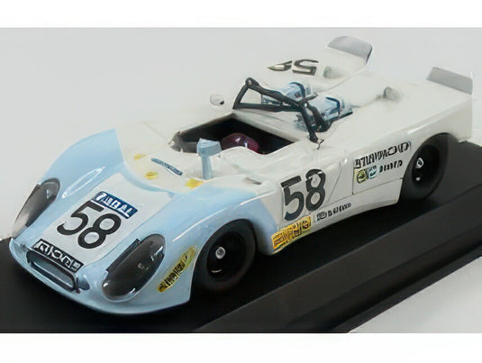 PORSCHE FLUNDER N 58 24h ル・マン 1972 ROSER STUPPACHER ホワイト ライトブルー / Best-Model 1/43 ミニカー