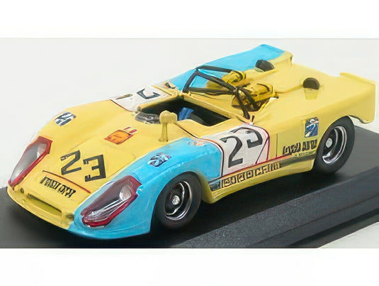 PORSCHE FLUNDER N 23 MONZA 1971 NORIS SIGALA YELLOW LIGHT BLUE/Best-Model 1/43ミニカー