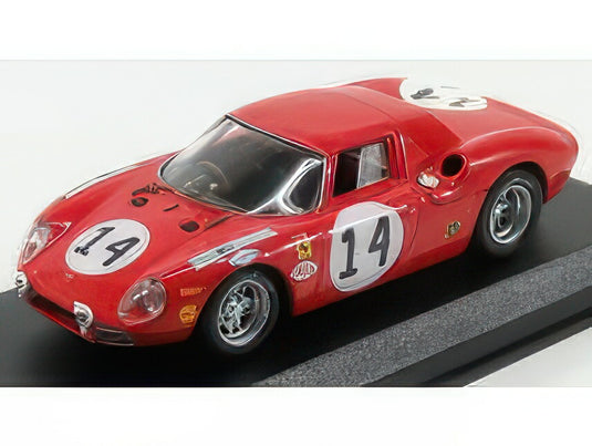 FERRARI 250LM 3.3L V12 TEAM NORTH AMERICAN RACING TEAM N.A.R.T. N 14 24h LE MANS 1968 M.GREGORY C.KLOB RED/Best-Model 1/43ミニカー