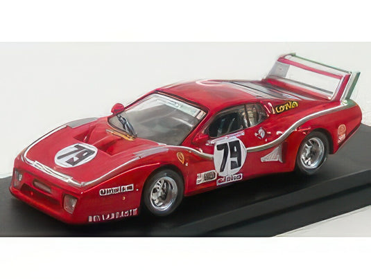 FERRARI 512BB LM N 79 24h LE MANS 1980 DINI VIOLATI MICAN RED/Best-Model 1/43ミニカー