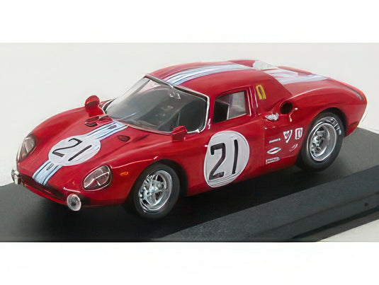 FERRARI 250 LM N 21 DAYTONA 1970 CHINETTI JR YOUNG RED/Best-Model 1/43ミニカー
