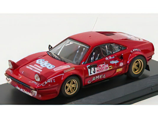 FERRARIフェラーリ 308 GTB GR.4 N 23 RALLY SANREMO 1978 PINTO  PENARIOL  RED/BEST-MODEL 1/43ミニカー