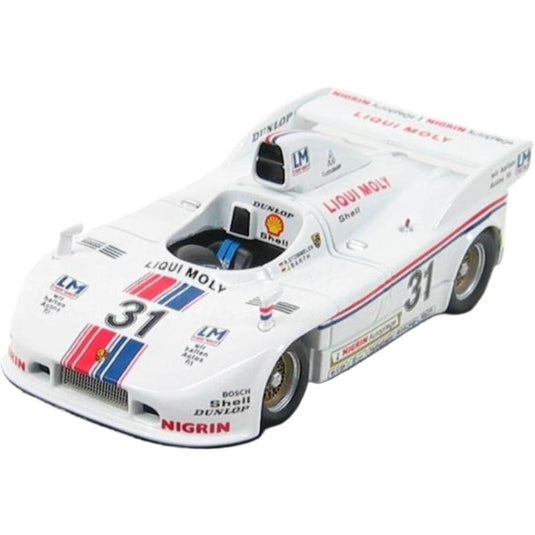 Porscheポルシェ 908/4 1980 No.31 Nurburgringニュルブルクリンク Stommelen Barth ホワイト / Best-Model 1/43 ミニカー