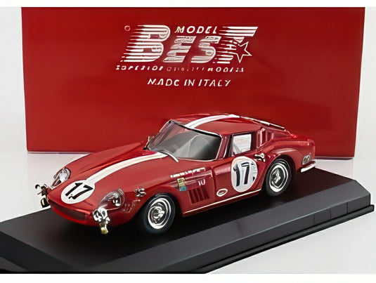 FERRARI 275 GTB 3.3L V12 TEAM SCUDERIA FILIPINETTI N 17 24h ル・マン 1968 ジャック・レイ クロード・ハルディ レッド / Best-Model 1/43 ミニカー
