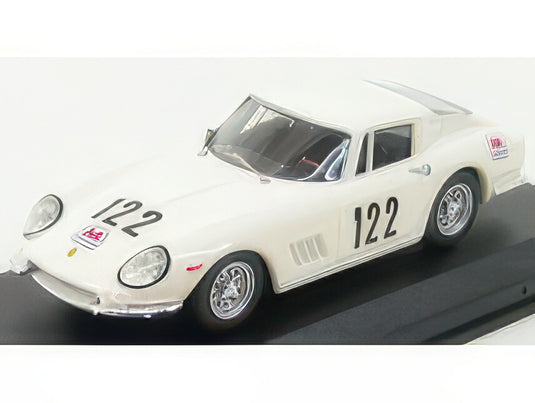 FERRARI 275 GTB/4 N 122 TARGA FLORIO 1967 STARRABBA ORLANDO WHITE/Best-Model 1/43ミニカー