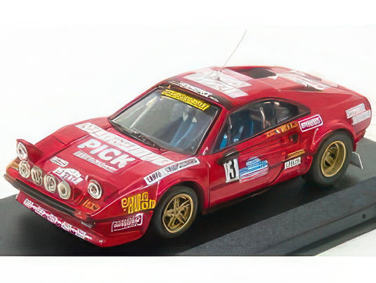 FERRARI 308 GTB GR.4 N 3 TARGA FLORIO 1980 ANDRUET BICHE RED/Best-Model 1/43ミニカー