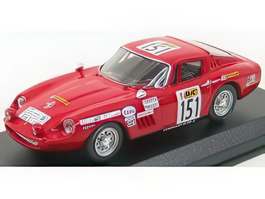 FERRARI 275 GTB4 クーペ No.151 ツール・ド・フランス 1970 A.CORENTIN/B.PREVOST レッド/ Best-Model 1/43 ミニカー