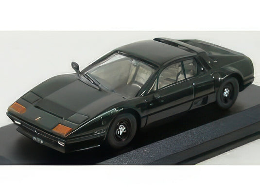 FERRARI 512BB 1976 ダークグリーンメタリック/ブラック/ Best-Model 1/43 ミニカー