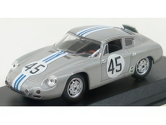 PORSCHE 1600 GS ABARTH N 45 SEBRING 1964 CASSEL SESSLAR SILVER/Best-Model 1/43ミニカー