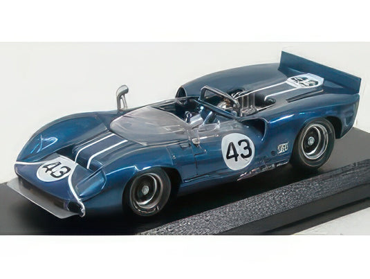 LOLA T70 SPIDER N 43 RIVERSIDE 1966 J.STEWART BLUE MET/Best-Model 1/43ミニカー